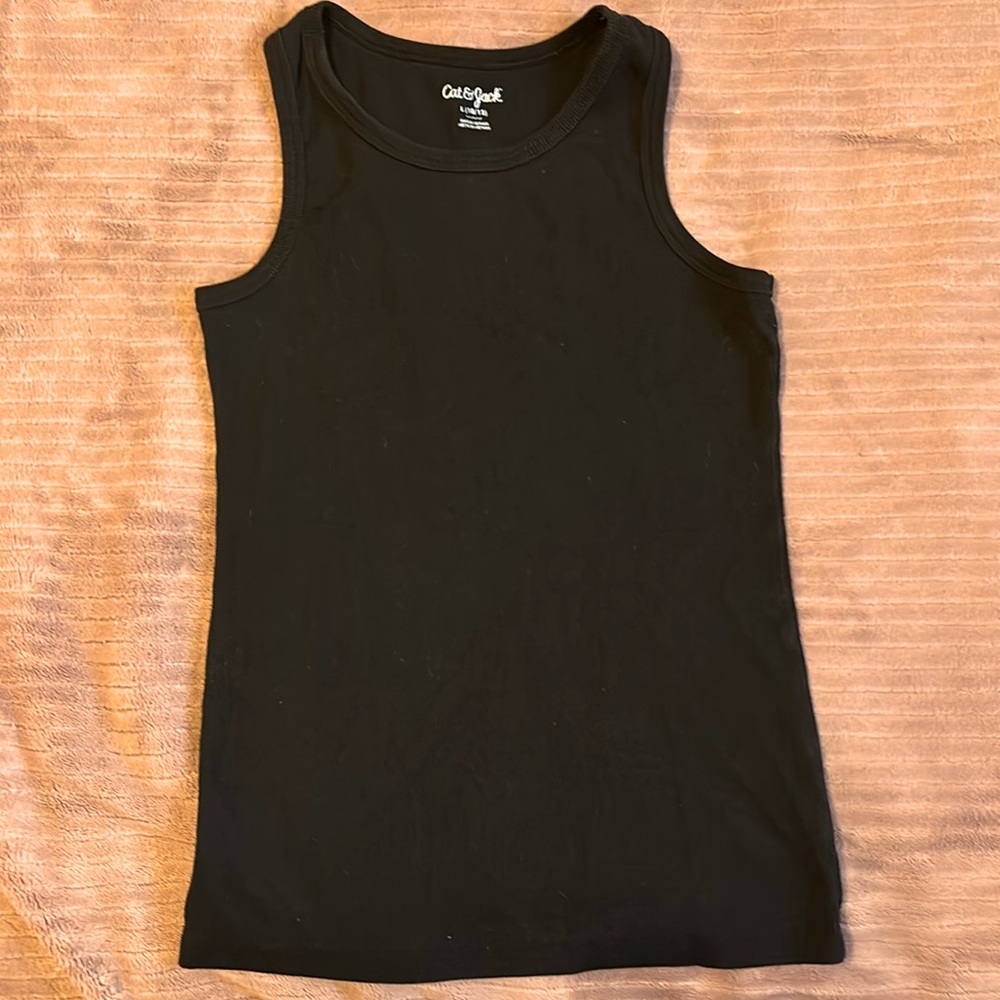 Girls Black Tank Top